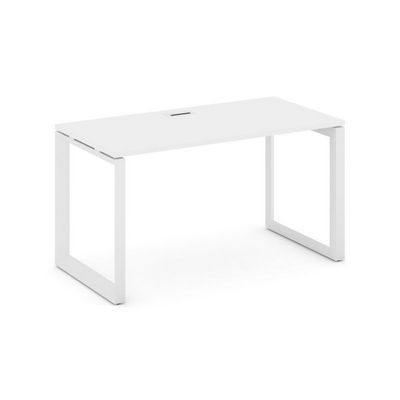 Style Project Next SN-59O.SP-022 (Белый/Белый металл) Стол письменный