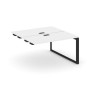 Style Project Next SN-59O.DPRS-004 (Белый/Черный металл) Стол приставка к опорным элементам
