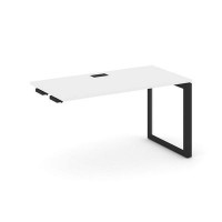 Style Project Next SN-59O.OPRS-021 (Белый/Черный металл) Стол приставка к опорным элементам