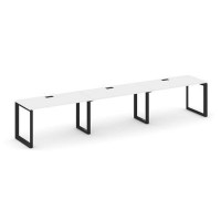 Style Project Next SN-59O.ORS-054 (Белый/Черный металл) Рабочая станция односторонняя