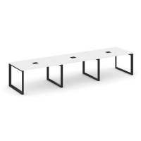 Style Project Next SN-59O.SPRG-021 (Белый/Черный металл) Стол переговорный