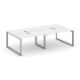 Style Project Next SN-59O.DRS-042 (Белый/Серый металл) Рабочая станция двухсторонняя