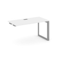 Style Project Next SN-59O.OPRS-024 (Белый/Серый металл) Стол приставка к опорным элементам