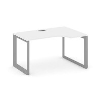 Style Project Next SN-59O.SPA-011(R) (Белый/Серый металл) Стол рабочий эргономичный, правый