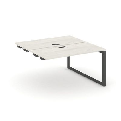 Style Project Next SN-59O.DPRS-024 (Дуб наварра/Антрацит металл) Стол приставка к опорным элементам