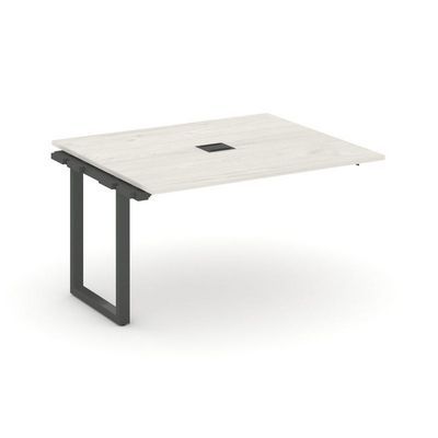 Style Project Next SN-59O.NSPRG-032 (Дуб наварра/Антрацит металл) Проходной наборный элемент переговорного стола