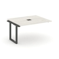 Style Project Next SN-59O.NSPRG-033 (Дуб наварра/Антрацит металл) Проходной наборный элемент переговорного стола