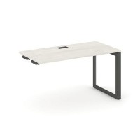 Style Project Next SN-59O.OPRS-012 (Дуб наварра/Антрацит металл) Стол приставка к опорным элементам