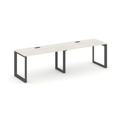 Style Project Next SN-59O.ORS-021 (Дуб наварра/Антрацит металл) Рабочая станция односторонняя