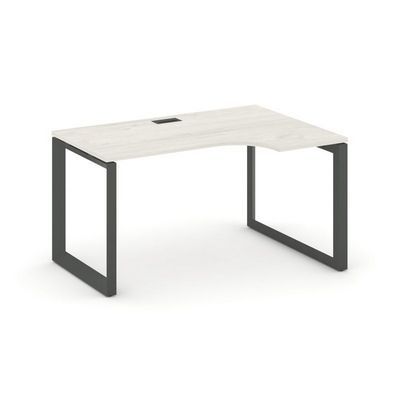 Style Project Next SN-59O.SPA-002(R) (Дуб наварра/Антрацит металл) Стол рабочий эргономичный, правый