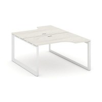 Style Project Next SN-59O.DRPA-001 (Дуб наварра/Белый металл) Рабочая станция эргономичная