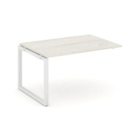 Style Project Next SN-59O.NSPRG-003.3 (Дуб наварра/Белый металл) Проходной наборный элемент переговорного стола