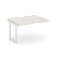 Style Project Next SN-59O.NSPRG-032 (Дуб наварра/Белый металл) Проходной наборный элемент переговорного стола