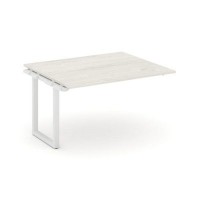 Style Project Next SN-59O.NSPRG-033.3 (Дуб наварра/Белый металл) Проходной наборный элемент переговорного стола