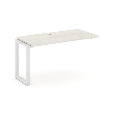 Style Project Next SN-59O.ONRS-002 (Дуб наварра/Белый металл) Проходной наборный элемент