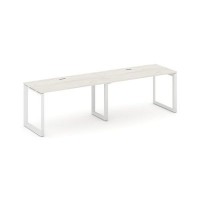 Style Project Next SN-59O.ORS-001 (Дуб наварра/Белый металл) Рабочая станция односторонняя