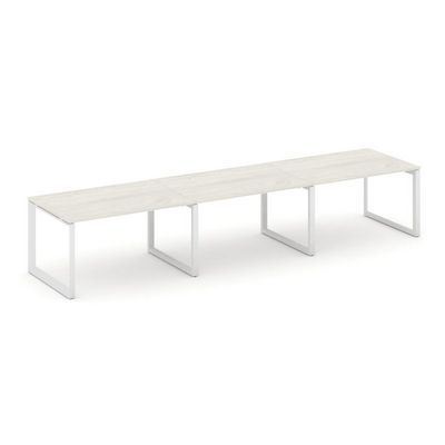 Style Project Next SN-59O.SPRG-022.3 (Дуб наварра/Белый металл) Стол переговорный