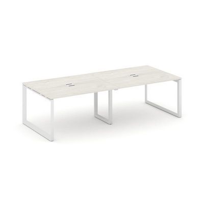 Style Project Next SN-59O.SPRG-043 (Дуб наварра/Белый металл) Стол переговорный