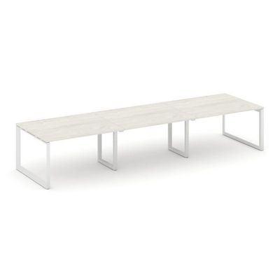 Style Project Next SN-59O.SPRG-052.3 (Дуб наварра/Белый металл) Стол переговорный