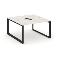 Style Project Next SN-59O.DRS-011 (Дуб наварра/Черный металл) Рабочая станция двухсторонняя