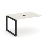 Style Project Next SN-59O.NSPRG-003 (Дуб наварра/Черный металл) Проходной наборный элемент переговорного стола