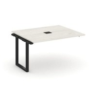 Style Project Next SN-59O.NSPRG-033 (Дуб наварра/Черный металл) Проходной наборный элемент переговорного стола