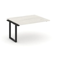 Style Project Next SN-59O.NSPRG-033.3 (Дуб наварра/Черный металл) Проходной наборный элемент переговорного стола