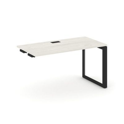 Style Project Next SN-59O.OPRS-021 (Дуб наварра/Черный металл) Стол приставка к опорным элементам