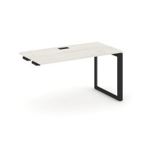 Style Project Next SN-59O.OPRS-022 (Дуб наварра/Черный металл) Стол приставка к опорным элементам