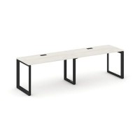 Style Project Next SN-59O.ORS-022 (Дуб наварра/Черный металл) Рабочая станция односторонняя