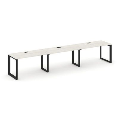 Style Project Next SN-59O.ORS-051 (Дуб наварра/Черный металл) Рабочая станция односторонняя