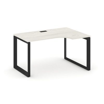 Style Project Next SN-59O.SPA-012(R) (Дуб наварра/Черный металл) Стол рабочий эргономичный, правый