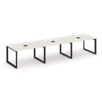 Style Project Next SN-59O.SPRG-022 (Дуб наварра/Черный металл) Стол переговорный