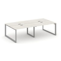 Style Project Next SN-59O.DRS-053 (Дуб наварра/Серый металл) Рабочая станция двухсторонняя