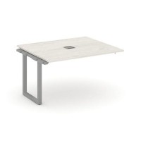 Style Project Next SN-59O.NSPRG-032 (Дуб наварра/Серый металл) Проходной наборный элемент переговорного стола