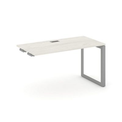 Style Project Next SN-59O.OPRS-002 (Дуб наварра/Серый металл) Стол приставка к опорным элементам