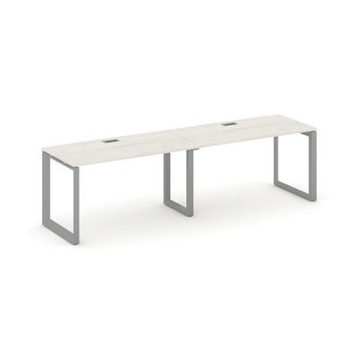 Style Project Next SN-59O.ORS-011 (Дуб наварра/Серый металл) Рабочая станция односторонняя