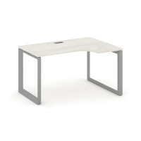 Style Project Next SN-59O.SPA-002(R) (Дуб наварра/Серый металл) Стол рабочий эргономичный, правый