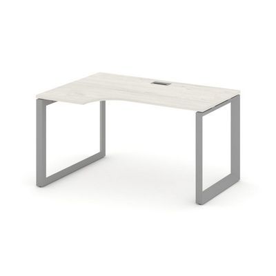 Style Project Next SN-59O.SPA-012(L) (Дуб наварра/Серый металл) Стол рабочий эргономичный, левый