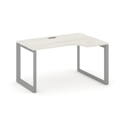 Style Project Next SN-59O.SPA-022(R) (Дуб наварра/Серый металл) Стол рабочий эргономичный, правый