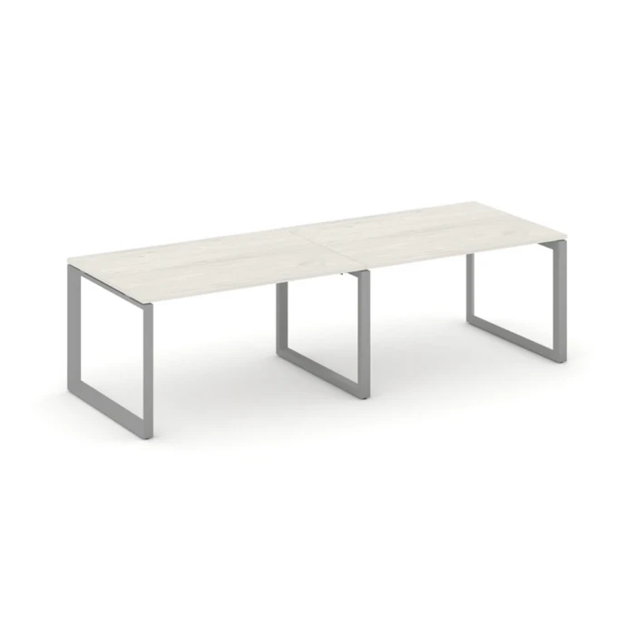 SN-59O.SPRG-012.3 (Дуб наварра/Серый металл) Стол переговорный