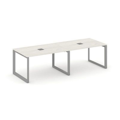 Style Project Next SN-59O.SPRG-013 (Дуб наварра/Серый металл) Стол переговорный