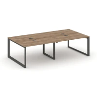 SN-59O.DRS-034 (Дуб табак/Антрацит металл) Рабочая станция двухсторонняя