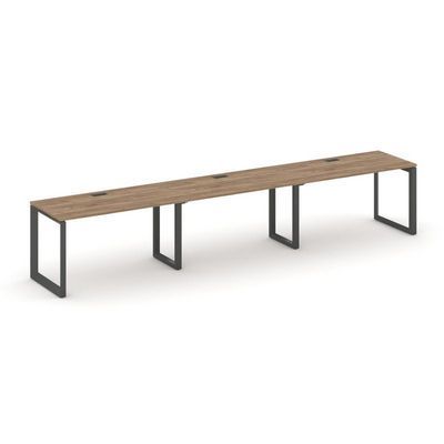 Style Project Next SN-59O.ORS-051 (Дуб табак/Антрацит металл) Рабочая станция односторонняя