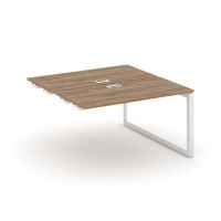 Style Project Next SN-59O.DPRS-003 (Дуб табак/Белый металл) Стол приставка к опорным элементам