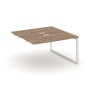 Style Project Next SN-59O.DPRS-024 (Дуб табак/Белый металл) Стол приставка к опорным элементам