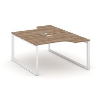 Style Project Next SN-59O.DRPA-011 (Дуб табак/Белый металл) Рабочая станция эргономичная