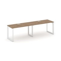 Style Project Next SN-59O.ORS-014 (Дуб табак/Белый металл) Рабочая станция односторонняя