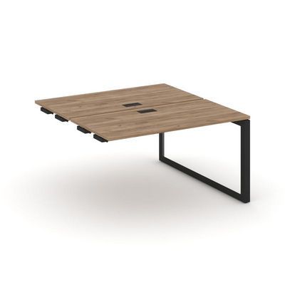 Style Project Next SN-59O.DPRS-023 (Дуб табак/Черный металл) Стол приставка к опорным элементам