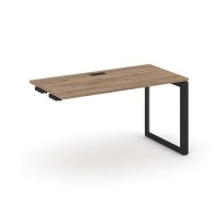 Style Project Next SN-59O.OPRS-002 (Дуб табак/Черный металл) Стол приставка к опорным элементам